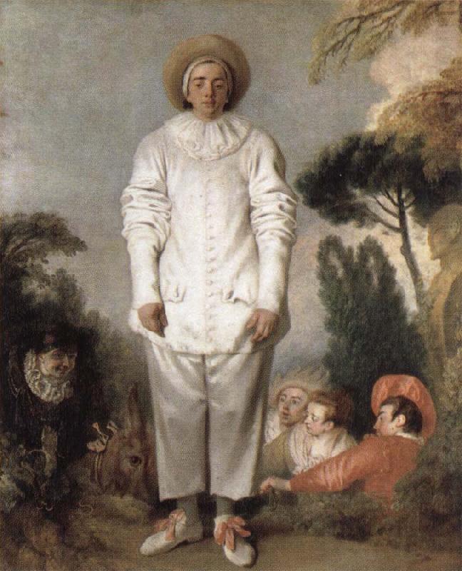 Jean-Antoine Watteau Gilles oil painting picture
